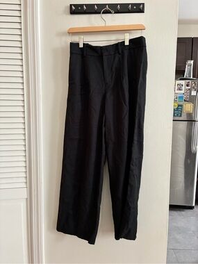 Madewell Black Slouchy Straight Pants